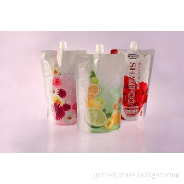 Customized Stand Up Flexible Cosmetic Packaging Bag With Sp